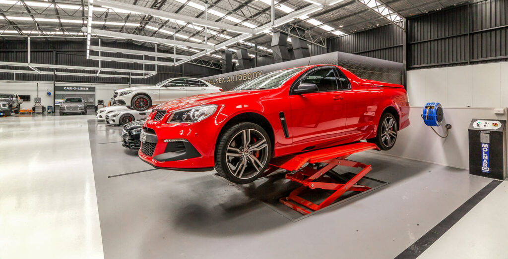 CA Autobody workshop repair bays