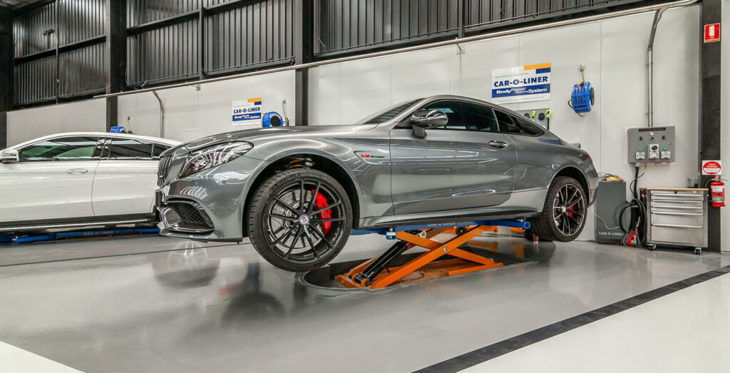 CA Autobody low bake spray booth